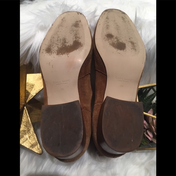 Zara Suede Ankle Bootie - Picture 7 of 8